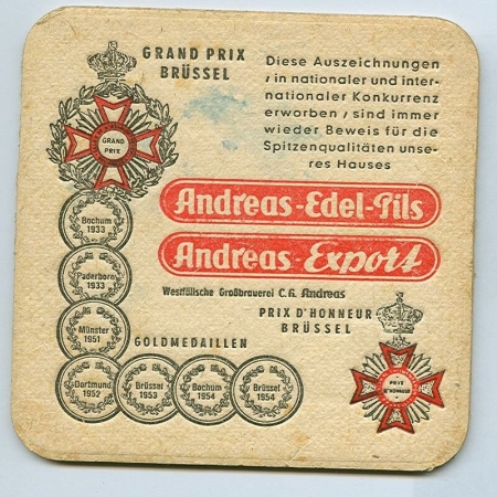 Andreas base verso