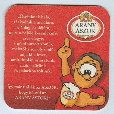 Arany Ászok base verso