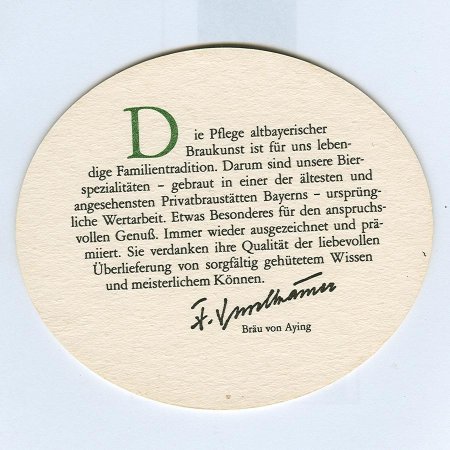 Ayinger base verso