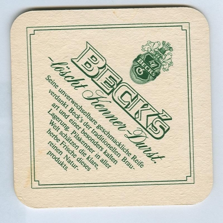 Beck's base verso