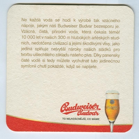 Budweiser base verso