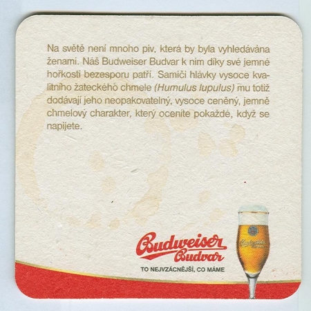 Budweiser base verso