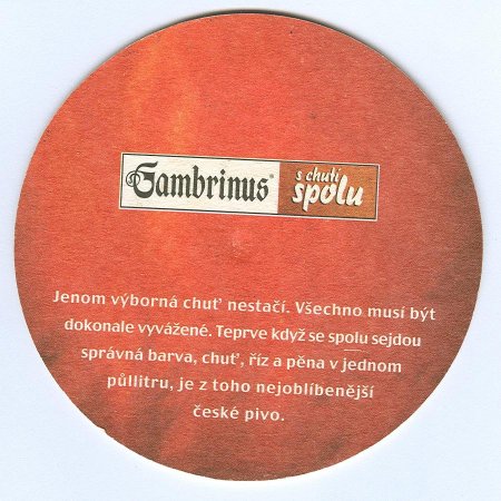 Gambrinus base verso