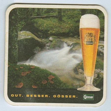 Gösser base verso