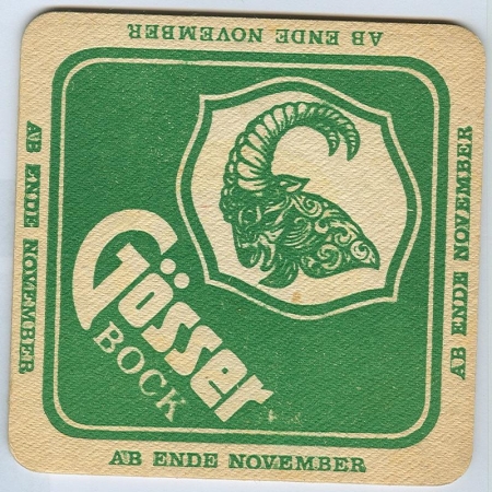 Gösser base verso