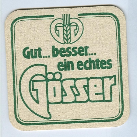 Gösser base verso