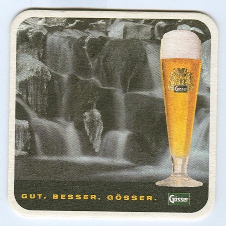 Gösser base verso