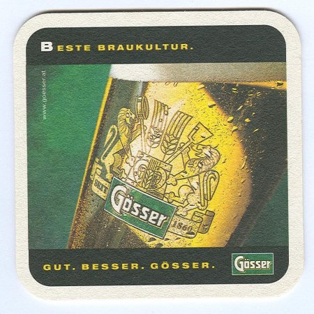 Gösser base verso