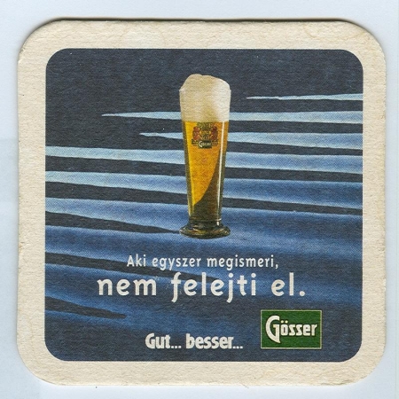Gösser base verso