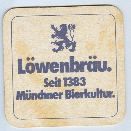 Löwenbräu base verso