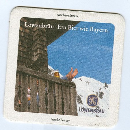 Löwenbräu base verso
