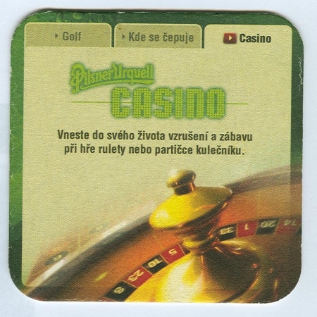 Pilsner Urquell base verso