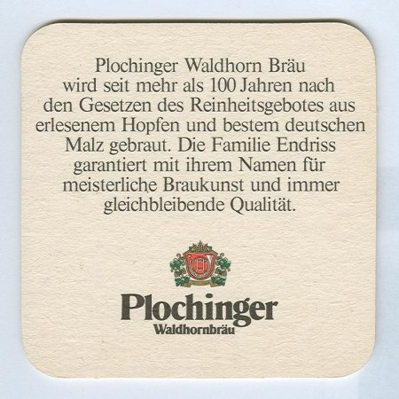 Plochinger base verso
