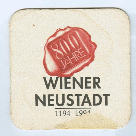 Schwechater base verso
