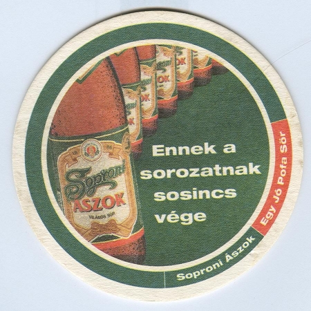 Soproni Ászok base verso